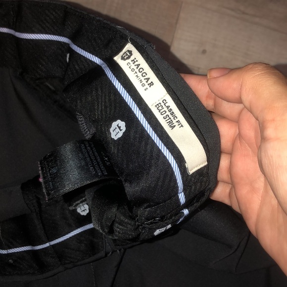 Haggar Dark Grey Men Dress Pants 44x30 - Picture 6 of 8